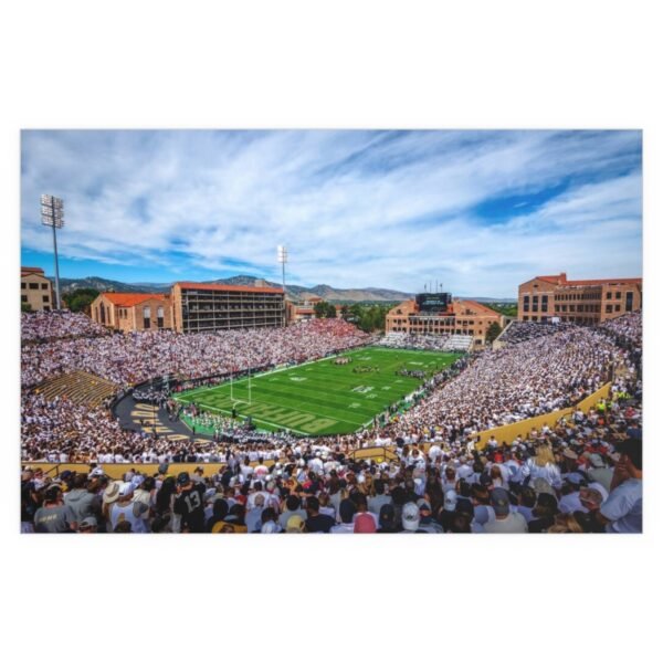Colorado Buffaloes Folsom Field Indoor and Outdoor Silk Posters - Image 2