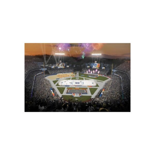 2014 Stadium Series Dodger Stadium - Anaheim Ducks vs Los Angeles Kings Fine Art Posters