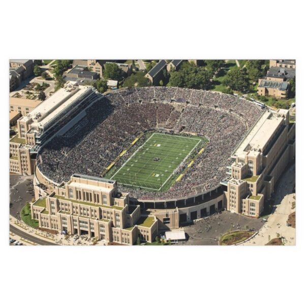 Notre Dame Fighting Irish Notre Dame Stadium Indoor and Outdoor Silk Posters - Image 2