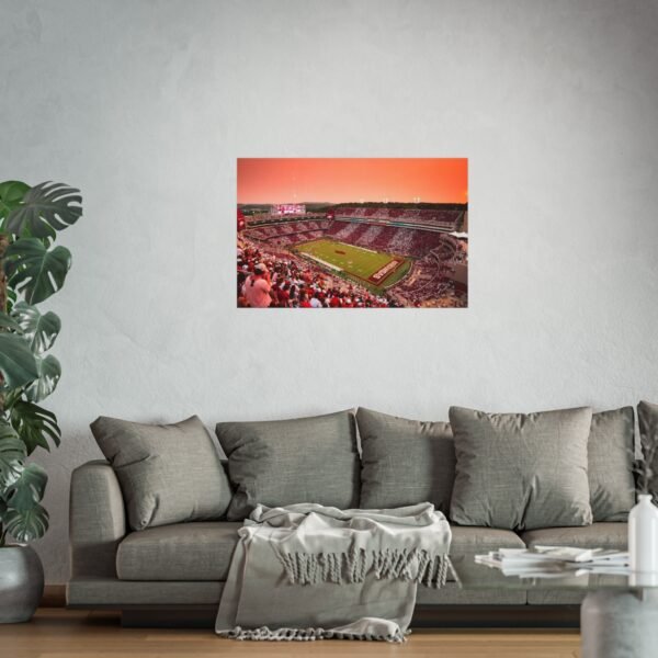 Arkansas Razorbacks Donald W. Reynolds Razorback Stadium Fine Art Posters - Image 2