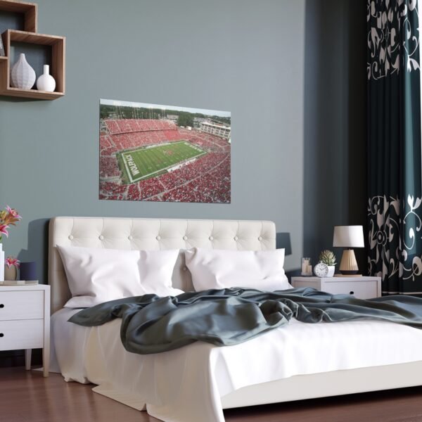 NC State Wolfpack Carter-Finley Stadium Indoor and Outdoor Silk Posters