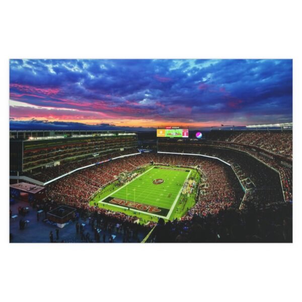 San Francisco 49ers Levi's Stadium Indoor and Outdoor Silk Posters - Image 2