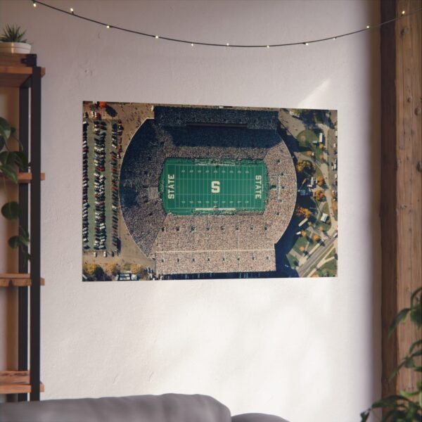 Michigan State Spartans Spartan Stadium Fine Art Posters - Image 3