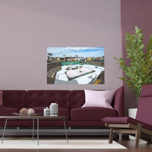 2023 Winter Classic Fenway Park - Pittsburgh Penguins vs Boston Bruins Indoor and Outdoor Silk Posters - Image 3