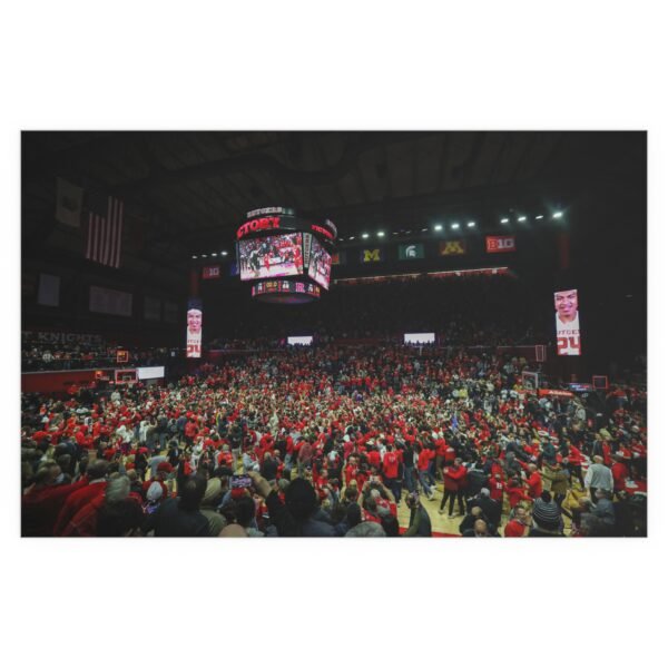 Rutgers Scarlet Knights Jersey Mike's Arena Indoor and Outdoor Silk Posters - Image 2