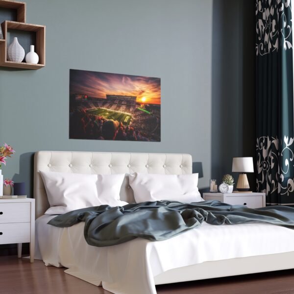 Michigan State Spartans Spartan Stadium Indoor and Outdoor Silk Posters