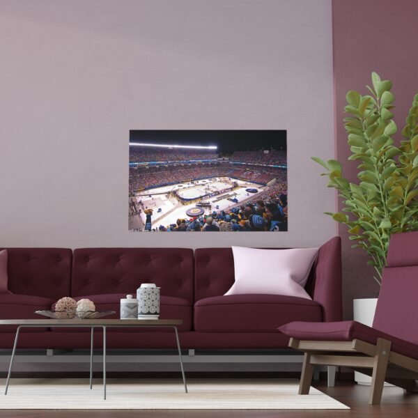 2011 Winter Classic Heinz Field - Washington Capitals vs Pittsburgh Penguins Indoor and Outdoor Silk Posters - Image 3