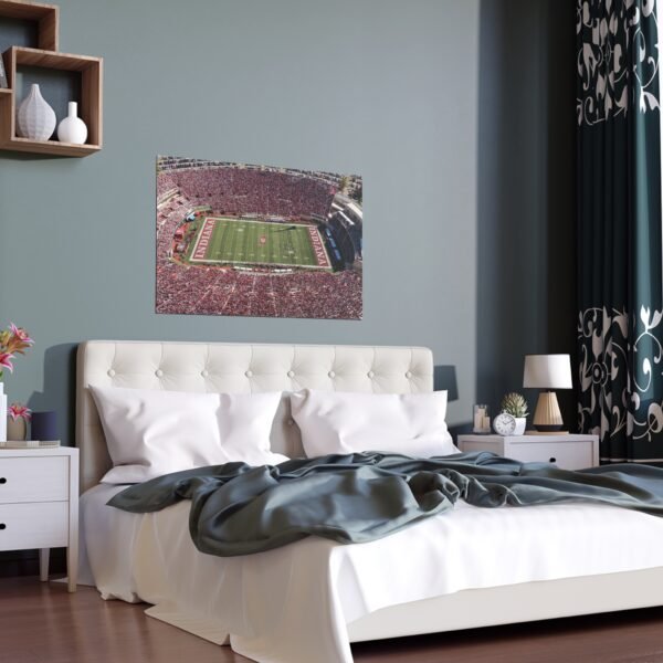 Indiana Hoosiers Memorial Stadium Indoor and Outdoor Silk Posters