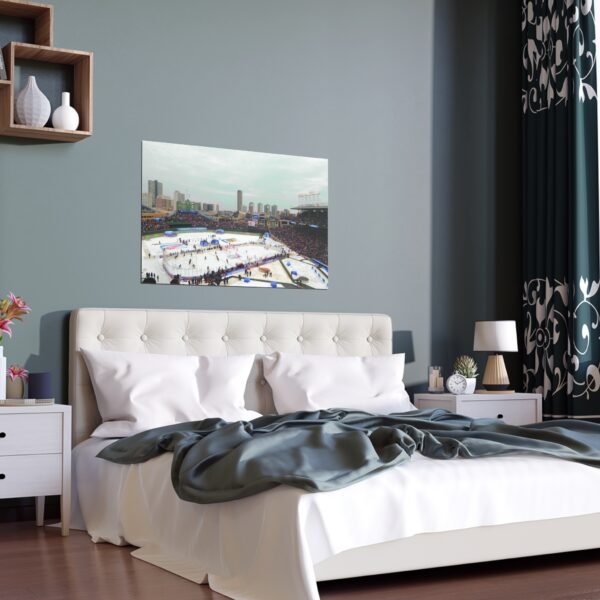 2009 Winter Classic Wrigley Field - Detroit Red Wings vs  Chicago Blackhawks Indoor and Outdoor Silk Posters