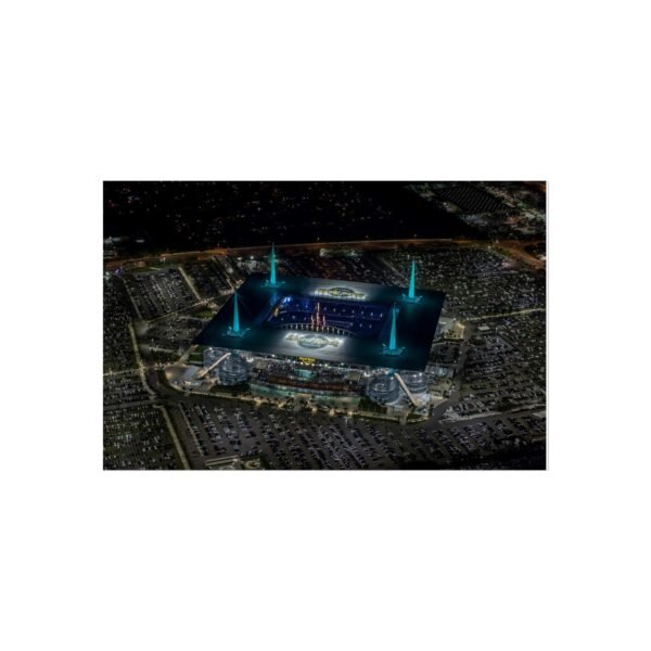 Miami Dolphins Hard Rock Stadium Fine Art Posters