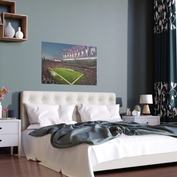Chicago Bears Soldier Field Indoor and Outdoor Silk Posters