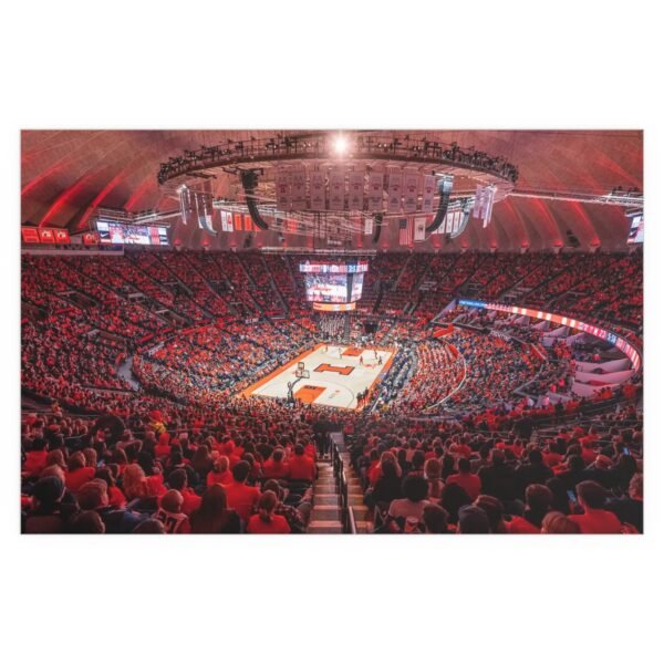 Illinois Fighting Illini State Farm Center Indoor and Outdoor Silk Posters - Image 2
