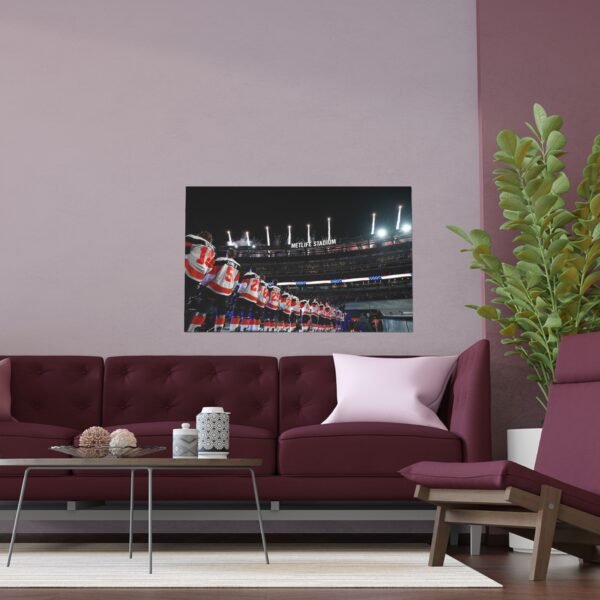 2024 Stadium Series MetLife Stadium - Philadelphia Flyers vs New Jersey Devils Indoor and Outdoor Silk Posters - Image 3