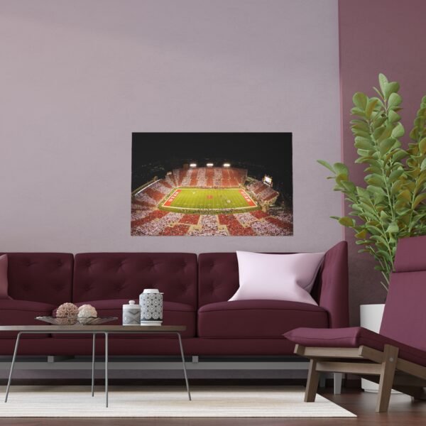 Utah Utes Rice–Eccles Stadium Indoor and Outdoor Silk Posters - Image 3