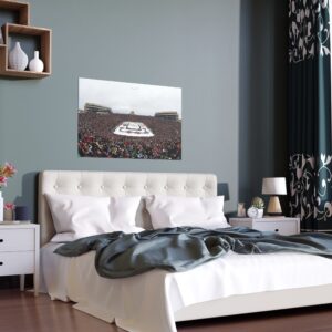 2019 Winter Classic Notre Dame Stadium - Boston Bruins vs Chicago Blackhawks Indoor and Outdoor Silk Posters
