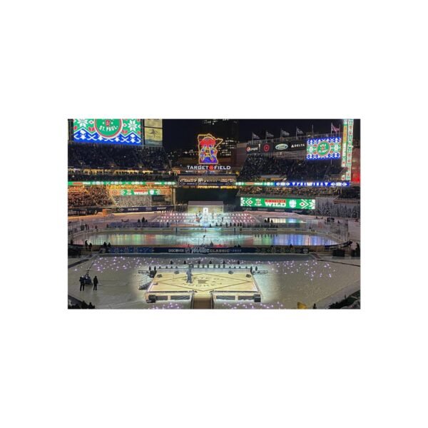 2022 Winter Classic Target Field - St. Louis Blues vs Minnesota Wild Fine Art Posters