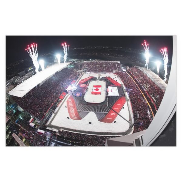 2017 NHL100 Classic Lansdowne Park - Montréal Canadiens vs Ottawa Senators Indoor and Outdoor Silk Posters - Image 2