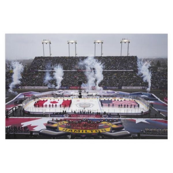 2022 Heritage Classic Tim Hortons Field - Toronto Maple Leafs vs Buffalo Sabres Indoor and Outdoor Silk Posters - Image 2