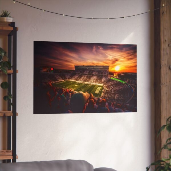 Michigan State Spartans Spartan Stadium Fine Art Posters - Image 3