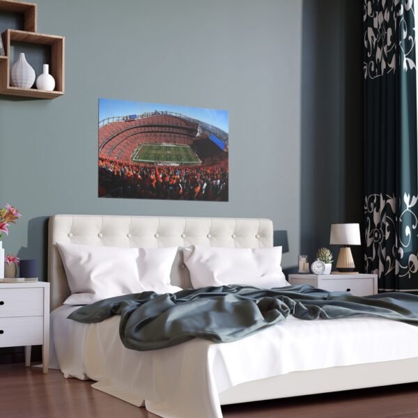 Denver Broncos Empower Field at Mile High Indoor and Outdoor Silk Posters