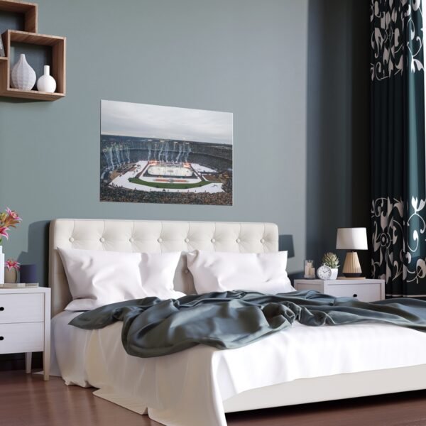 2020 Winter Classic Cotton Bowl Stadium - Nashville Predators vs  Dallas Stars Indoor and Outdoor Silk Posters