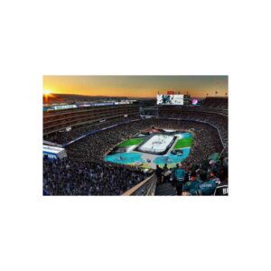 2015 Stadium Series Levi's Stadium - Los Angeles Kings vs San Jose Sharks Fine Art Posters