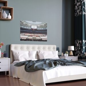 2014 Heritage Classic BC Place - Ottawa Senators vs Vancouver Canucks Indoor and Outdoor Silk Posters