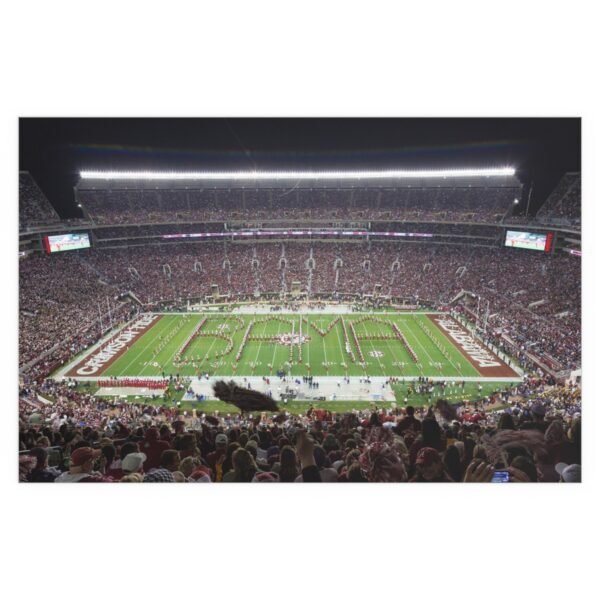 Alabama Crimson Tide Saban Field at Bryant–Denny Stadium Indoor and Outdoor Silk Posters - Image 2
