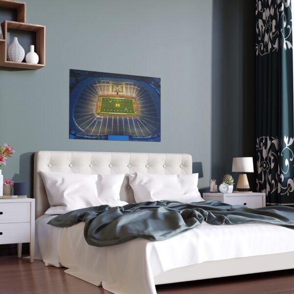 Michigan Wolverines Michigan Stadium Indoor and Outdoor Silk Posters