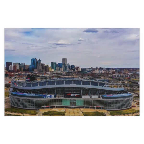 Denver Broncos Empower Field at Mile High Indoor and Outdoor Silk Posters - Image 2