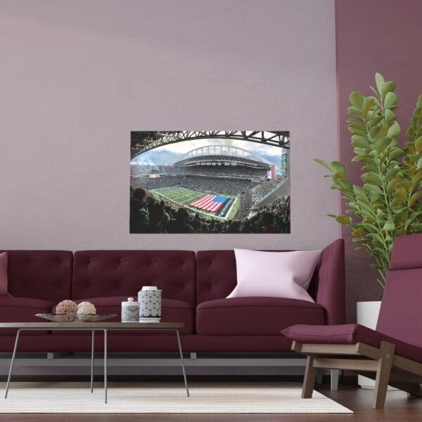 Seattle Seahawks Lumen Field Indoor and Outdoor Silk Posters - Image 3