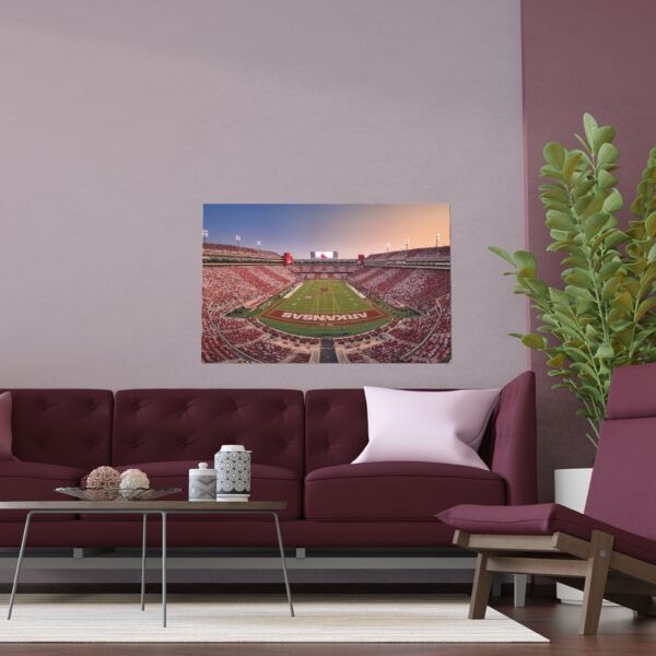 Arkansas Razorbacks Bud Walton Arena Indoor and Outdoor Silk Posters - Image 3