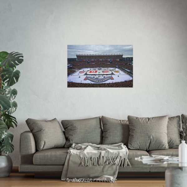 2016 Winter Classic Gillette Stadium - Montréal Canadiens vs Boston Bruins Fine Art Posters - Image 2