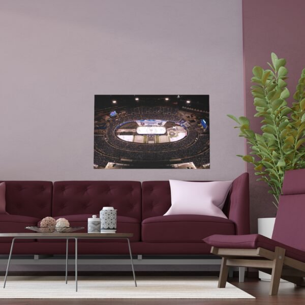 2020 Stadium Series Falcon Stadium - Los Angeles Kings vs Colorado Avalanche Indoor and Outdoor Silk Posters - Image 3