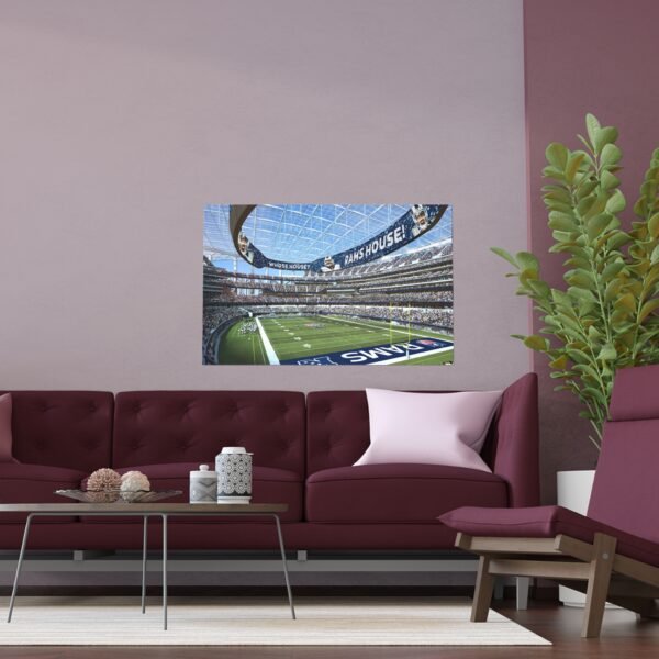 Los Angeles Rams SoFi Stadium Indoor and Outdoor Silk Posters - Image 3