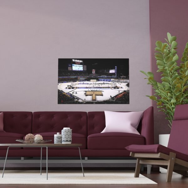 2022 Winter Classic Target Field - St. Louis Blues vs Minnesota Wild Indoor and Outdoor Silk Posters - Image 3