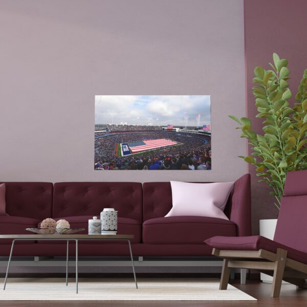 Buffalo Bills Highmark Stadium Indoor and Outdoor Silk Posters - Image 3