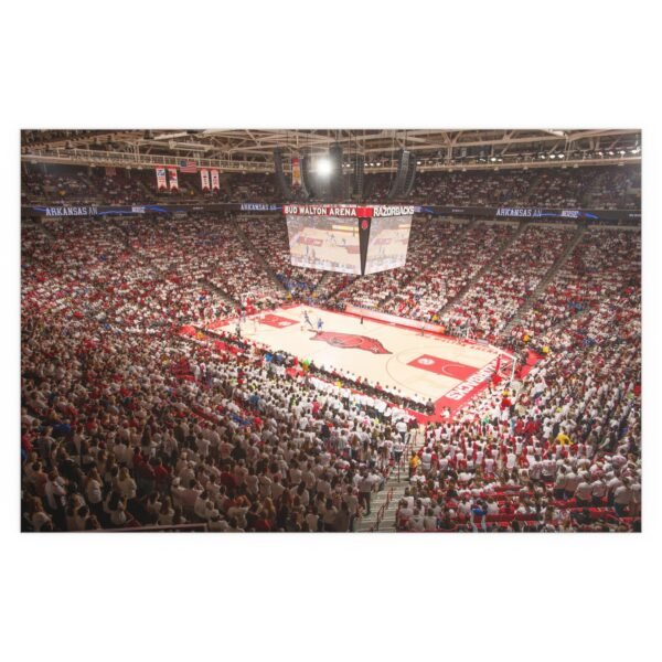 Arkansas Razorbacks Bud Walton Arena Indoor and Outdoor Silk Posters - Image 2