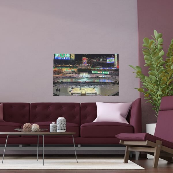 2022 Winter Classic Target Field - St. Louis Blues vs Minnesota Wild Indoor and Outdoor Silk Posters - Image 3