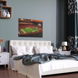 Georgia Bulldogs Dooley Field at Sanford Stadium Indoor and Outdoor Silk Posters