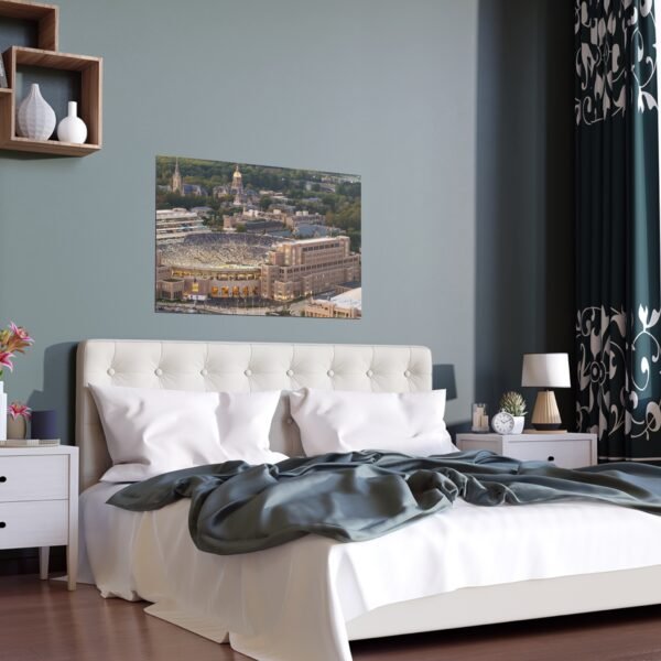 Notre Dame Fighting Irish Notre Dame Stadium Indoor and Outdoor Silk Posters