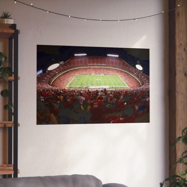 Kansas City Chiefs Arrowhead Stadium Fine Art Posters - Image 3