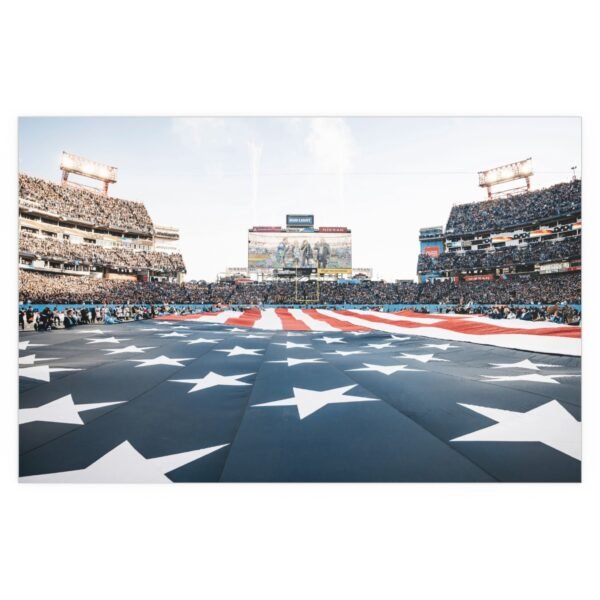 Tennessee Titans Nissan Stadium Indoor and Outdoor Silk Posters - Image 2