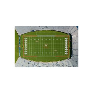 Virginia Cavaliers David A. Harrison III Field at Scott Stadium Fine Art Posters