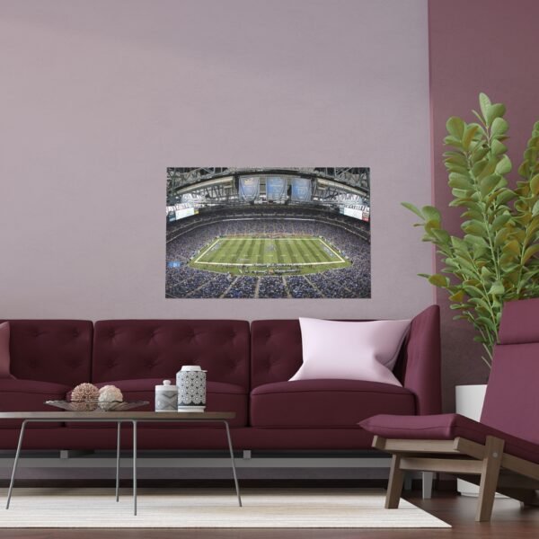 Detroit Lions Ford Field Indoor and Outdoor Silk Posters - Image 3