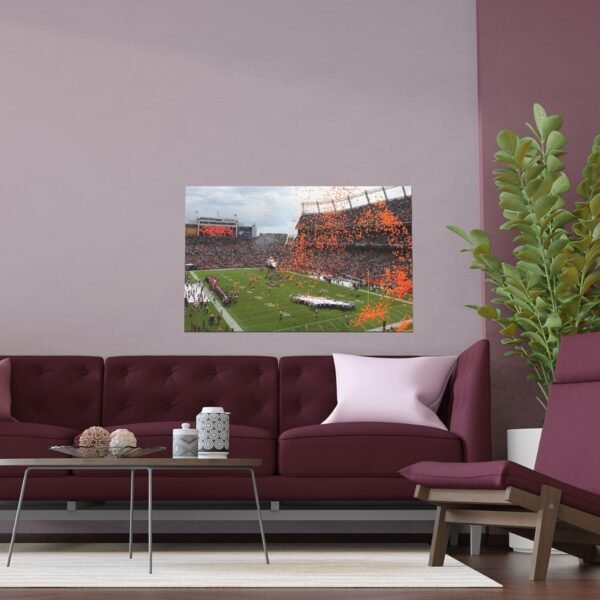 Denver Broncos Empower Field at Mile High Indoor and Outdoor Silk Posters - Image 3
