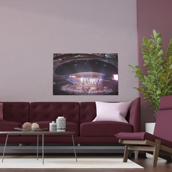 2019 Heritage Classic Mosaic Stadium - Calgary Flames vs Winnipeg Jets Indoor and Outdoor Silk Posters - Image 3