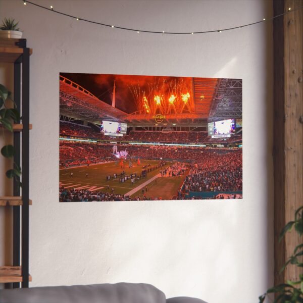 Miami Dolphins Hard Rock Stadium Fine Art Posters - Image 3