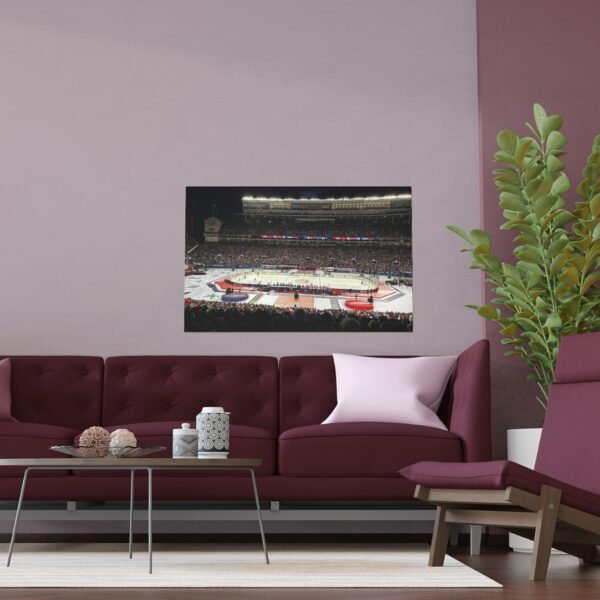 2025 Stadium Series Ohio Stadium - Detroit Red Wings vs Columbus Blue Jackets Indoor and Outdoor Silk Posters - Image 3