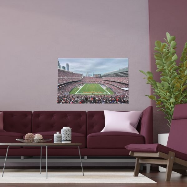 Chicago Bears Soldier Field Indoor and Outdoor Silk Posters - Image 3